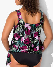 Load image into Gallery viewer, Derby Side Tie Blouson Tankini Top