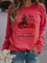 Load image into Gallery viewer, Women's This Is My Hallmark Christmas Movies Watching Shirt Top
