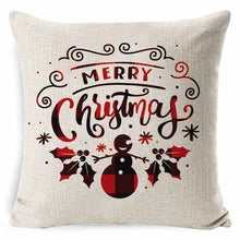 Load image into Gallery viewer, Christmas Print Pillowcase