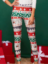Load image into Gallery viewer, Ladies High-Waist Printed Christmas Tights