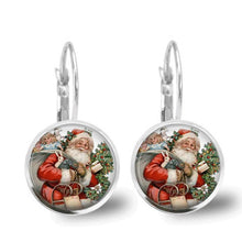 Load image into Gallery viewer, Santa Claus Time Gem Earrings