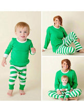 Load image into Gallery viewer, Men's Striped Christmas Pajama Set