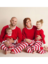 Load image into Gallery viewer, Men's Striped Christmas Pajama Set