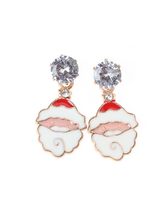 Load image into Gallery viewer, Women's Christmas Pattern Earrings