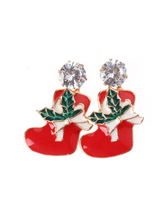 Load image into Gallery viewer, Women's Christmas Pattern Earrings