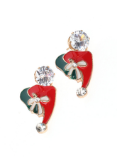 Load image into Gallery viewer, Women's Christmas Pattern Earrings