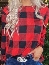 Load image into Gallery viewer, Women's Checked Leopard Print Backless T-shirt