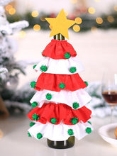 Load image into Gallery viewer, Christmas Tree Elf Star  Wine Bottle Decorations Set