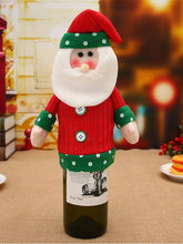 Load image into Gallery viewer, Christmas Santa Snowman Elk Wine Bottle Decoration Set