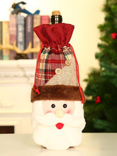 Load image into Gallery viewer, Christmas Santa Snowman Elk Wine Bottle Decoration Set