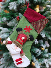 Load image into Gallery viewer, Christmas Santa Snowman Elk Christmas Stocking Gift Bag