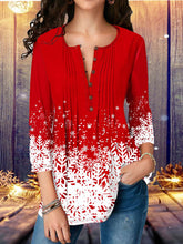 Load image into Gallery viewer, Christmas 3D Printed T-Shirt