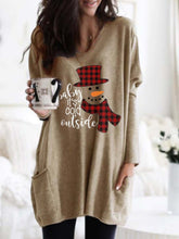 Load image into Gallery viewer, Women's Baby It's Cold Outside Print Long Top