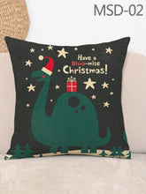 Load image into Gallery viewer, Fabric Home Furnishing Cotton Linen Christmas Pillow with Pillowcase and Pillow Core Square Pillow