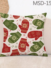 Load image into Gallery viewer, Fabric Home Furnishing Cotton Linen Christmas Pillow with Pillowcase and Pillow Core Square Pillow
