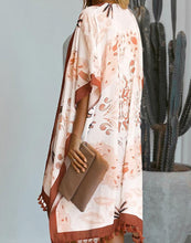 Load image into Gallery viewer, FULLFITALL- Orange Print Cover Up