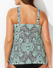 Load image into Gallery viewer, Sage Flowy Tankini Top
