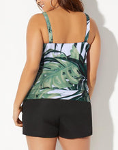 Load image into Gallery viewer, Grand Palms Loop Strap Blouson Tankini with Cargo Short