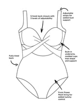 Load image into Gallery viewer, Brisbane Cut Out Underwire One Piece Swimsuit
