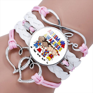 Autism Awareness Bracelet Autism Mom Charm Bracelet