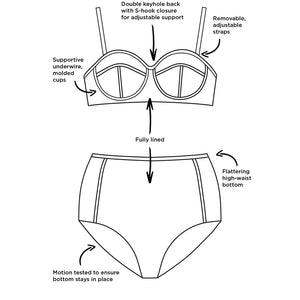 Madame Cabo Underwire High Waist Bikini