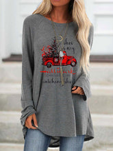 Load image into Gallery viewer, Cozy This Is My Hallmark Christmas Movies Watching Shirt Print Top
