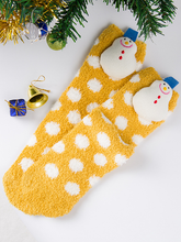 Load image into Gallery viewer, Women&#39;s Christmas Christmas Towel Home Socks
