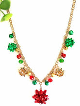 Load image into Gallery viewer, Christmas Necklace Flowers Bell Necklace Bracelet Earrings
