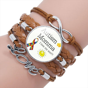 Autism Awareness Bracelet Autism Mom Charm Bracelet