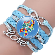 Load image into Gallery viewer, Autism Awareness Bracelet Autism Mom Charm Bracelet
