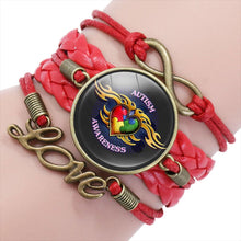 Load image into Gallery viewer, Autism Awareness Bracelet Autism Mom Charm Bracelet
