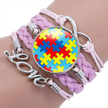 Load image into Gallery viewer, Autism Awareness Bracelet Autism Mom Charm Bracelet
